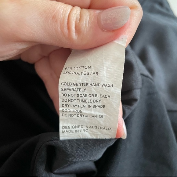 Princess Polly Black Tie Strap Tortoise Shell Accent Rylstone Playsuit Romper 12 - Picture 8 of 9